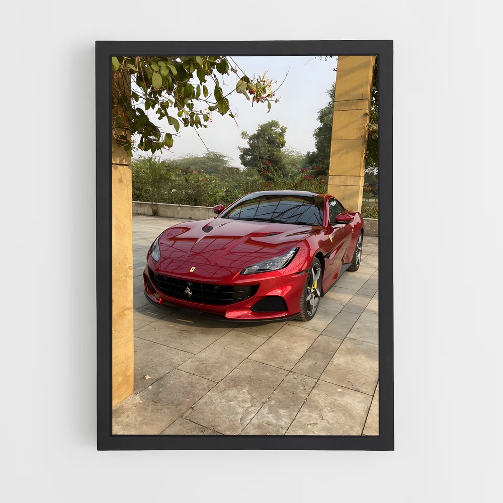 Poster Ferrari à Portofino (vue 2)